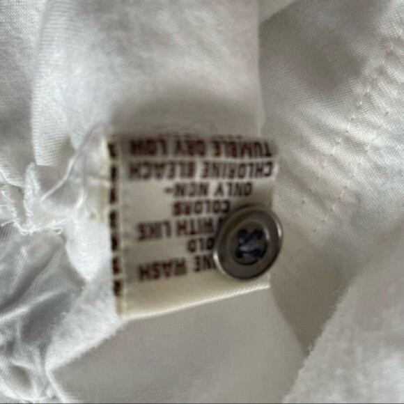 Vintage Havana White Cropped Jacket | Cameo Trim, Lightweight Layer Size Small - Picture 13 of 14